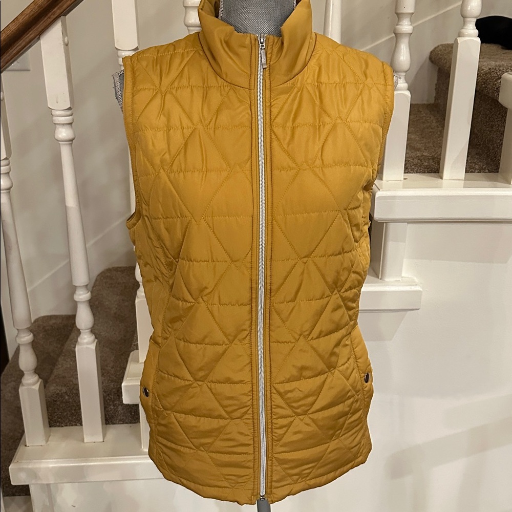 Northern Reflections Mustard Quilted Vest